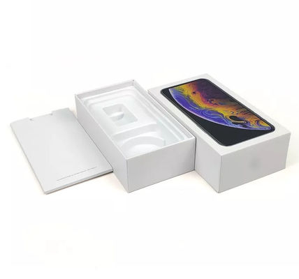 Debossed-Elektronik-Verpackenkasten-Härte-Telefon-Abdeckungs-Verpackenkasten ODM