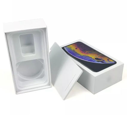 Debossed-Elektronik-Verpackenkasten-Härte-Telefon-Abdeckungs-Verpackenkasten ODM