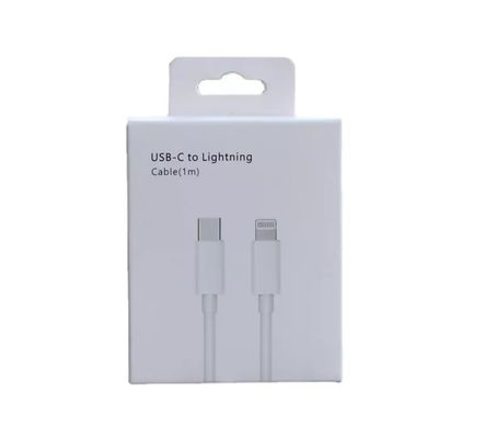 PMS Usb-Ladegerät-Daten verkabeln Verpackungs-Kasten fettdichtes Debossing
