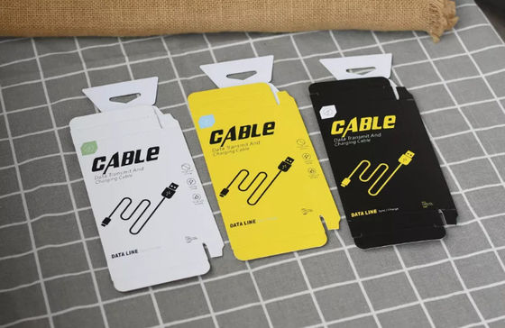 CMYK-Elektronik-Verpackungs-Kästen, die Nahrungsmittel Logo Printed Cardboard Boxes prägen
