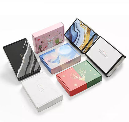 Soem runzelte Geschenk-Verpackungs-Kasten-biologisch abbaubare einfache Art ISO