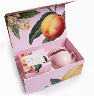 Kundenspezifische Tee-Satz-Geschenkbox Logo Printed Cardboard Tea Boxess handgemachte
