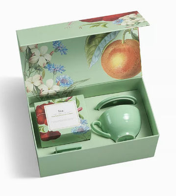 Kundenspezifische Tee-Satz-Geschenkbox Logo Printed Cardboard Tea Boxess handgemachte