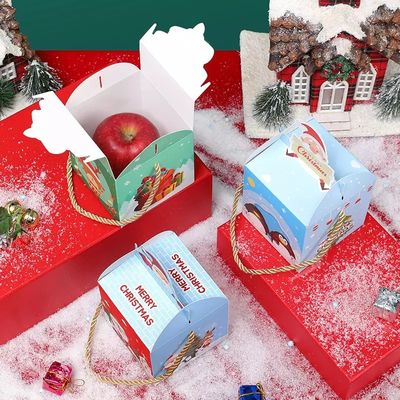 Luxusmulti Farbe der pappfeiertags-Süßigkeits-Geschenkbox-10*10*10cm