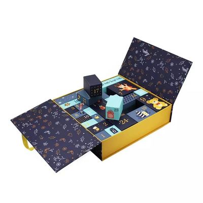 Rechteckiges Weihnachtspappgeschenkboxen Soem-ODM Advent Calendar Boxes