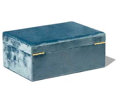 Samt-Schmuck-Verpackenkasten-hölzerner Luxusschmuck Trinket-Kasten BSCI