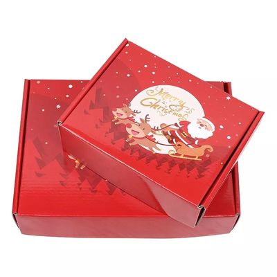 Advent Calendar Christmas Cardboard Gift packt Prägungsdrucken ein