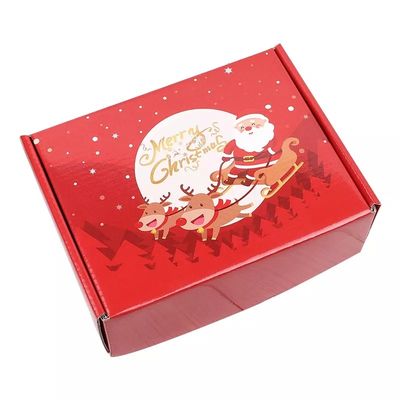 Advent Calendar Christmas Cardboard Gift packt Prägungsdrucken ein