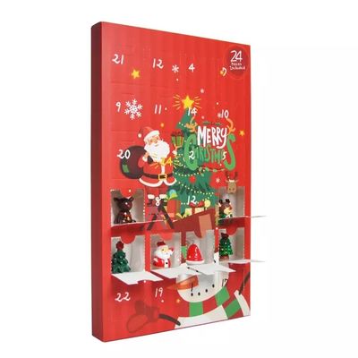Countdown-Überraschungs-Pappgeschenkbox-Weihnachten-ISO bescheinigte