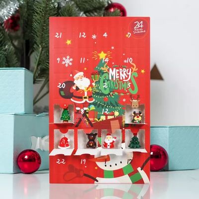 Countdown-Überraschungs-Pappgeschenkbox-Weihnachten-ISO bescheinigte