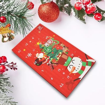 Countdown-Überraschungs-Pappgeschenkbox-Weihnachten-ISO bescheinigte