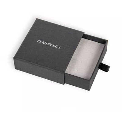 Eigenmarke PU-Samt-Halsketten-Geschenkbox, Luxusschmuck-Verpackengeschenkbox