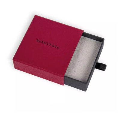 Eigenmarke PU-Samt-Halsketten-Geschenkbox, Luxusschmuck-Verpackengeschenkbox