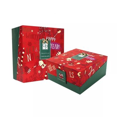 Kundenspezifisches Druckweihnachtspappgeschenkbox-dekoratives Weihnachten Eve Box