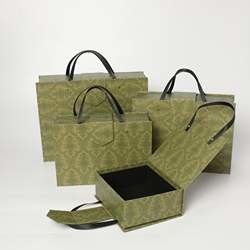 Art Paper Square Wine Box recyclebare rechteckige Form ISO