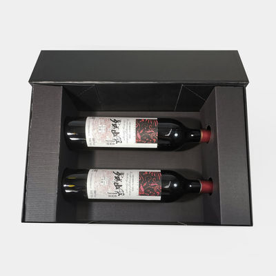 Beschichten, Wein-Flaschen-Geschenkbox-das recyclebare Wein-Pappverpacken druckend